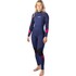 Combinaison De Plongée Gul Response 4/3 Mm Bs Pour Femme - Bleu / Paisley 2025