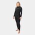 Combinaison De Plongée Gul Response Pour Femme, 4/3 Mm, Coutures Invisibles, Fermeture Éclair Dorsale - Noir Re1248