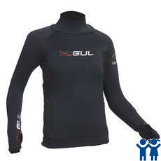 Gul Evotherm Flatlock Junior À Manches Longues Rash Guard - Noir Gul Evotherm Flatlock Junior À Manches Longues Rash Guard - Noir