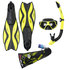 Gul Tarpon Mask / Snorkel / Fin Set - Jaune / Noir