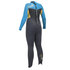 Réponse Gul Junior 5 / 3Mm Aveugles Point Steamer Combinaison 2 014 - Graphite / Cyan
