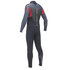 Gul Réponse 5 / 3Mm Point Aveugle Mens Steamer Wetsuit - Noir / Rouge