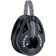Harken 2153 57 Mm Carbo T2 Double Bloc - Fixation Souple