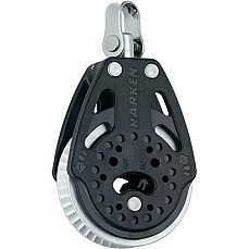 Harken 2169 Bloc à cliquet Carbo 57 mm - Pivotant - 2 poignées Harken 2169 Bloc à cliquet Carbo 57 mm - Pivotant - 2 poignées