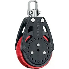 Harken 2625 Bloc Carbo Ratchamatic 57 mm - Rouge - Pivotant Harken 2625 Bloc Carbo Ratchamatic 57 mm - Rouge - Pivotant