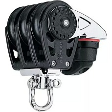Harken 2645 Bloc Triple Carbo 40 Mm - Taquet Pivotant Et Coinceur Harken 2645 Bloc Triple Carbo 40 Mm - Taquet Pivotant Et Coinceur