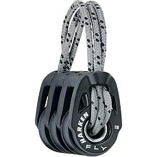 Harken 2180 Bloc triple Fly Soft-Attach 18 mm