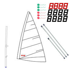 Holt Ilca 4 / Laser 4.7 Réplique Ensemble Voile & Mât