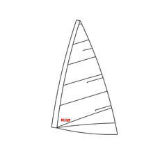 Réplique De Grand-Voile Holt Ilca 4 / Laser 4.7