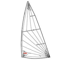 Replica Laser ® Full / Ilca 7 Grand Voile Mark 2 - Sans Lattes