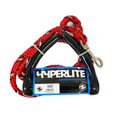 Hyperlite 5-Feet Safety Aksel Laisse Pour Chien - Rouge/noir