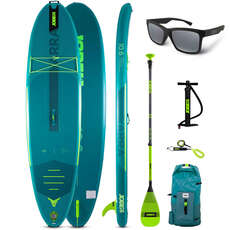 Jobe Yarra 10.6 Aero Gonflable Sup Package - Bleu Sarcelle - Lunettes De Soleil Jobe Gratuites Jobe Yarra 10.6 Aero Gonflable Sup Package - Bleu Sarcelle - Lunettes De Soleil Jobe Gratuites