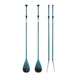 Jobe Sup Fiberglass Paddle 3 Pièces - Bleu