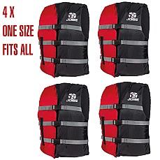 Jobe Universelle Aide À La Flottabilité / Ski Impact Vest Package [4 Gilets]