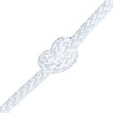 Polyester Kingfisher Standard 8 Tresses 4Mm - Blanc / Mètre