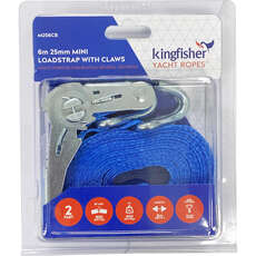 Kingfisher Mini Sangle D'arrimage À Cliquet - 25 Mm X 6 M