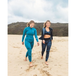 Pantalon De Combinaison Néoprène Gul Luna7 2 Mm Pour Femme - Marbré/Turquoise La8301