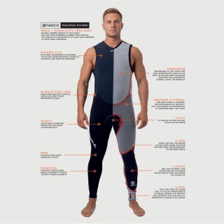 Combinaison De Plongée Gul Junior Code Zero 3 Mm À Coutures Invisibles, Modèle Eco 2026 - Noire