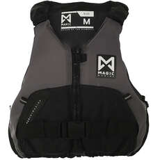 Aide À La Flottabilité Magic Marine Wave Front-Zip - Gris/noir Mm051001