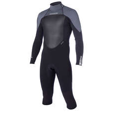 Mystic Star 3/2 Flatlock Court Leg Long Arm Wetsuit 2015 - Gris Mystic Star 3/2 Flatlock Court Leg Long Arm Wetsuit 2015 - Gris
