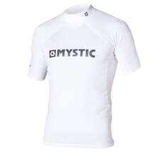 Mystic Étoile Kitesurf Ss Rashvest - Blanc Mystic Étoile Kitesurf Ss Rashvest - Blanc