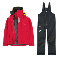 Musto Br2 Offshore Ensemble Veste Et Pantalon - Rouge / Noir Musto Br2 Offshore Ensemble Veste Et Pantalon - Rouge / Noir