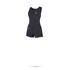 Femmes Mystiques Diva 2 / 2Mm Short John Combinaison - Noir