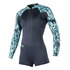 Mystic Femmes Diva 3 / 2Mm Longarm Front-Zip Shorty - Gris