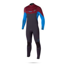 Mystic Star 5/4 Gbs Frontzip Combinaison - Bordeaux Mystic Star 5/4 Gbs Frontzip Combinaison - Bordeaux