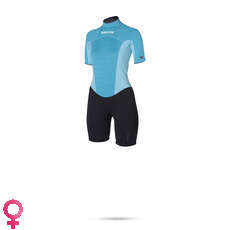 Mystic Womens Star 3 / 2Mm Shorty Wetsuit - Menthe Mystic Womens Star 3 / 2Mm Shorty Wetsuit - Menthe
