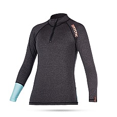Mystic Womens Diva Long Sleeve Rash Vest - Menthe