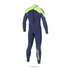 Mystic Star 5/4 Gbs Retour Zip Hiver Combinaison - Marine