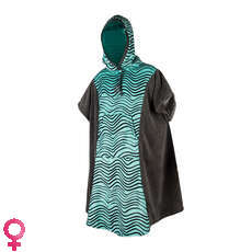 Mystic Womens Poncho / Fleece / Robe À Langer - Gris Mystic Womens Poncho / Fleece / Robe À Langer - Gris