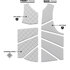 Gilet Wakeboard Ronix One Impact - Bleu Azur Numérique R23V-Imp-One