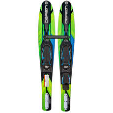 Obrien Vortex Junior 54 "waterskis & Fixations X7 - Vert Obrien Vortex Junior 54 "waterskis & Fixations X7 - Vert