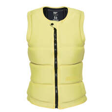 Mystic Womens Star Wake Boarding Front-Zip Impact Gilet - Jaune Pastel