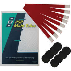 Psp Main Sail Leach Autocollant Tell Tales - Paquet De 8 - Rouge