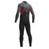 Gul Réponse 5 / 3Mm Ourlets Mens Combinaison 2 015 - Noir / Cardinal