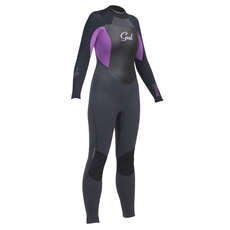 Réponse Femmes Gul 5 / 3Mm Bs Steamer Wetsuit - Graphite / Iris Réponse Femmes Gul 5 / 3Mm Bs Steamer Wetsuit - Graphite / Iris