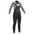 Réponse Gul Femmes 5 / 3Mm Ourlets Femmes Combinaison - Noir / Mint
