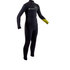 Combinaison Néoprène Gul Junior Response Fx Chest Zip 3/2 Mm Bs - Noir / Lime - Re1252-B7