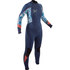 Combinaison Néoprène Gul Junior Girls Response B / S 5 / 3Mm - Indigo / Paisley - Re1278-B8