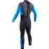 Combinaison Néoprène Gul Response 3 / 2Mm Fl - Noir / Bleu - Re1321-B7