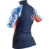 Gul Womens Swami Short Sleeve Rash Vest / Guard - Navy / Orange - Rg0330-B7