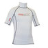 Gul Xola Manches Courtes Mens Rash Vest / Garde - Blanc