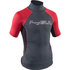 Gul Junior Rashvest Manches Courtes - Raisin / Rouge - Rg0341-B7