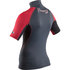 Gul Junior Rashvest Manches Courtes - Raisin / Rouge - Rg0341-B7