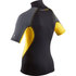 Gul Junior Rashvest Manches Courtes - Noir / Jaune - Rg0341-B7