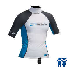Gul Junior Manches Courtes Lycra - Blanc / Bleu Gul Junior Manches Courtes Lycra - Blanc / Bleu
