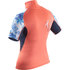 Gul Junior Girls Rashvest Manches Courtes - Corail / Gris - Rg0345-B7